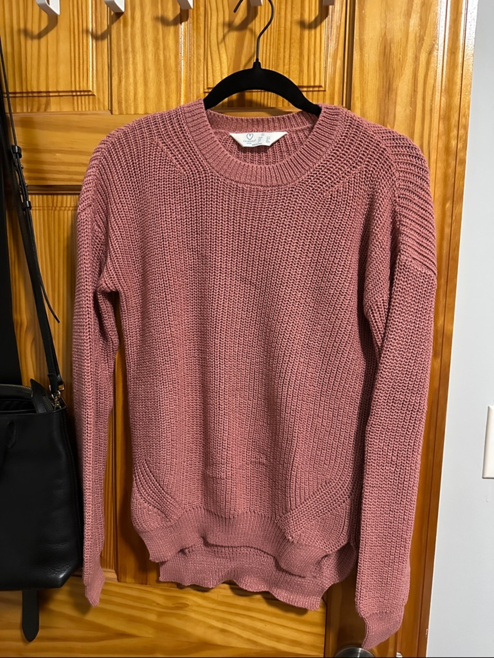Primark Cozy Knit Crewneck Sweater - Dusty Rose